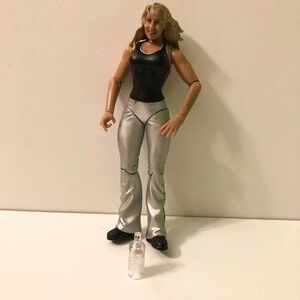 2001 WWF Trish Stratus Jakks Pacific  Wrestling WWE Action Figure Titan Tron